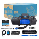 Borne Off-Road 12K Winch - Blue Synthetic Rope-1