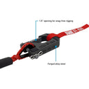 Borne Off-Road 12K Winch - Red Synthetic Rope-5
