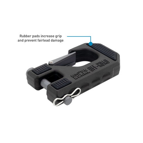 Borne Off-Road Winch Hook & Hand Strap - Blue