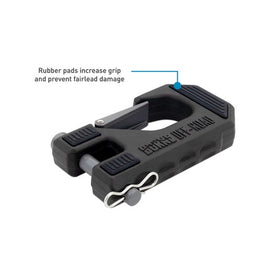 Borne Off-Road Winch Hook & Hand Strap - Black - 0