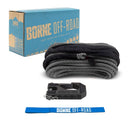 Borne Off-Road Winch Hook - 3/8in Rope - Hand Strap - Grey-1