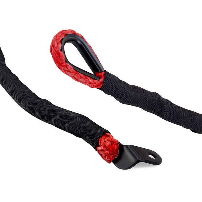 Borne Off-Road Synthetic Rope - 3/8in x 85ft - Red