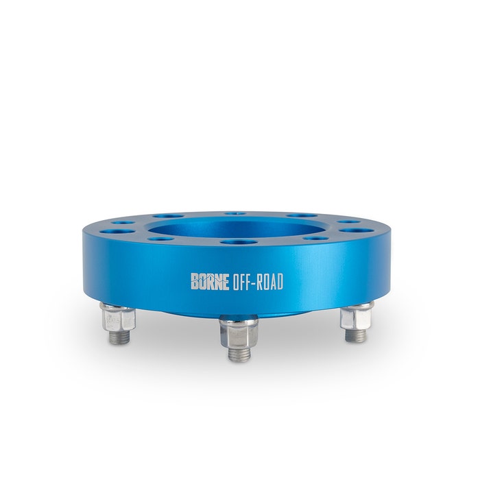 Borne Off-Road Wheel Spacers 5x150 110.1 50 M14 Blue - 0