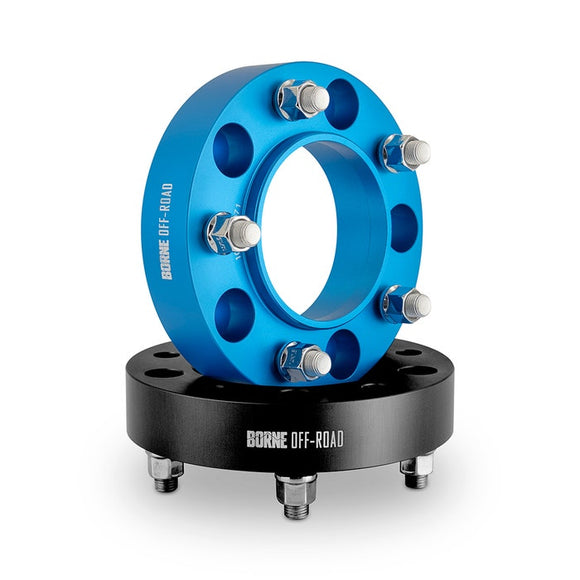 Borne Off-Road Wheel Spacers 5x150 110.1 50 M14 Blue