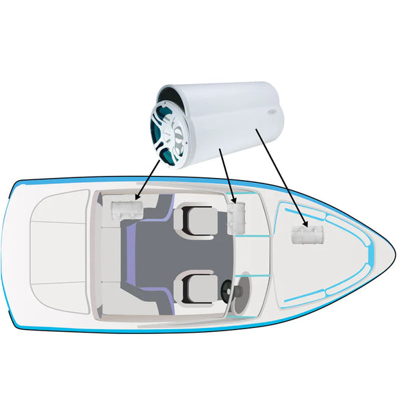Marine Bazooka - 8In 100W