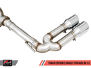 AWE Track Edition Exhaust for Audi 8V S3 - Chrome Silver Tips, 102mm-4