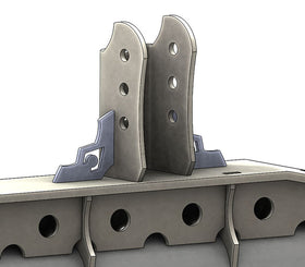 Artec Industries Tall Adjustable Truss Upper Link Mount (Single) - 2.63 In Wide