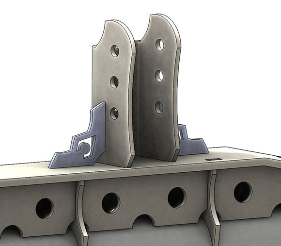 Artec Industries Tall Adjustable Truss Upper Link Mount (Single) - 2.63 In Wide