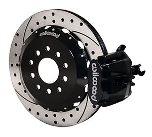 Wilwood Combination Parking Brake Rear Kit 12.88in Drilled 2005-2014 Mustang