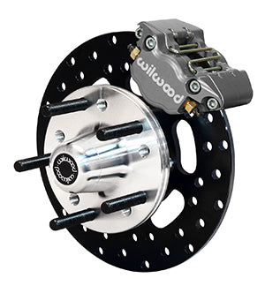 Wilwood Dynalite Single Front Drag Kit Drilled Rotor 67-69 Camaro 64-72 Nova Chevelle