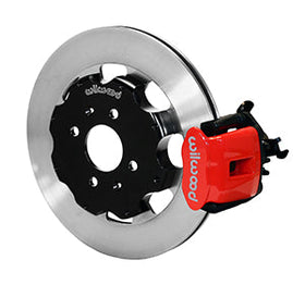 Wilwood Combination Parking Brake Rear Kit 12.19in Red Civic / Integra Disc 2.39 Hub Offset