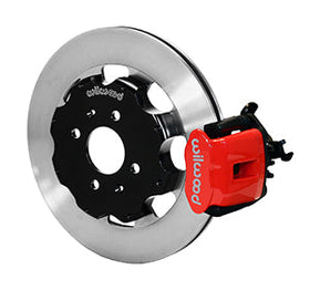 Wilwood Combination Parking Brake Rear Kit 12.19in Red Civic / Integra Drum 2.46 Hub Offset