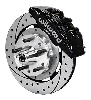 Wilwood Dynapro 6 Front Hub Kit 12.19in Drilled 67-69 Camaro (*Line Kit Needed*)
