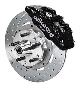 Wilwood Dynapro 6 Front Hub Kit 12.19in Drill-Zinc 67-69 Camaro (*Line Kit Needed*)