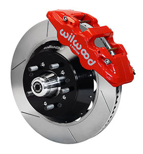 Wilwood AERO6 Front Hub Kit 14.00-Red WWE ProSpindle