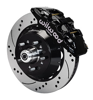 Wilwood AERO6 Front Hub Kit 14.00 Drilled 67-69 Camaro 64-72 Nova Chevelle