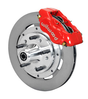 Wilwood Forged Dynalite Front Kit 11.75in Red 55-57 Chevy