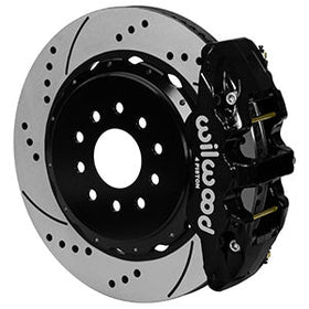 Wilwood AERO4 Rear Kit 14.00in Drilled 97-04 Corvette C5/Z06 05-13 C6