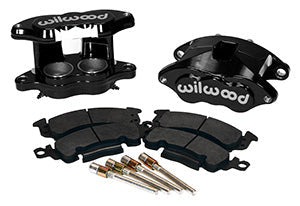 Wilwood D52 Front Caliper Kit - Black Pwdr 2.00 / 2.00in Piston 1.28in Rotor