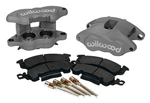 Wilwood D52 Front Caliper Kit - Black Ano 2.00 / 2.00in Piston 1.28in Rotor