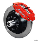 Wilwood Narrow Superlite 6R Front Hub Kit 12.88in Red Magnum Force Drop Spndle-1
