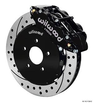 Wilwood Narrow Superlite 6R Front Hat Kit 14.00in Drilled Nissan 370Z/Fiti G37