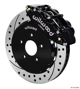 Wilwood Narrow Superlite 6R Front Hat Kit 14.00in Drilled Nissan 370Z/Fiti G37