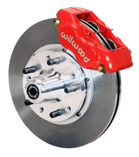Wilwood Forged Dynalite Front Kit 11.00in Red 49-54 Chevy / 53-62 Corvette