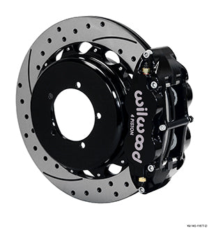 Wilwood Narrow Superlite 4R Rear Kit 12.88in Drilled Speedway Eng Floater w/ New Style End