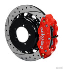 Wilwood Narrow Superlite 4R Rear Kit 12.88in Red Speedway Eng Floater w/ New Style End-1