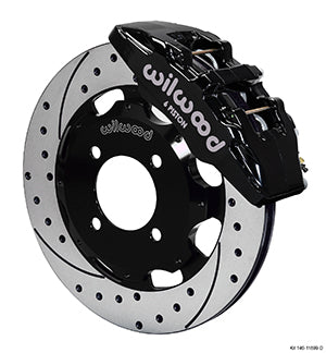 Wilwood Dynapro 6 Front Hat Kit 12.19in Drilled 2011 Fiesta