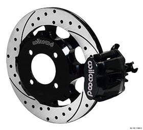 Wilwood Combination Parking Brake Rear Kit 11.75in Drilled 2011 Fiesta Rear