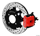 Wilwood Combination Parking Brake Rear Kit 11.75in Drilled Red 2011 Fiesta Rear-1
