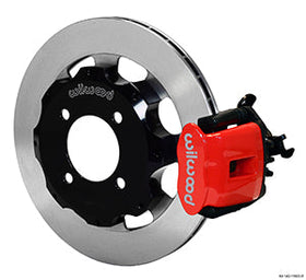 Wilwood Combination Parking Brake Rear Kit 11.75in Red 2011 Fiesta Rear - 0