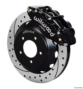 Wilwood Narrow Superlite 6R Front Hat Kit 12.88in Drilled 93-96 Mazda RX7
