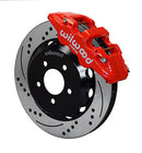 Wilwood AERO6 Front Hat Kit 14.00 Drilled Red 99-06 BMW E46-1