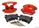 Wilwood D154 Rear Caliper Kit - Red 1.12 / 1.12in Piston 1.04in Rotor-1