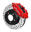 Wilwood Narrow Superlite 4R Front Kit 12.19in Drilled Red 87-89 Jeep YJ-1