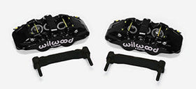 Wilwood AERO6 Front Caliper & Bracket Kit - Black 97-13 C5/C6 Corvette w/ OEM HD/Z51 Rotors - 0
