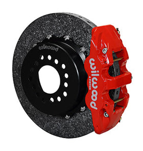 WILWOOD AERO4 Dynamic Rear P-Brk Kit,14.00" C/SiC,Red 2005-2014 Mustang