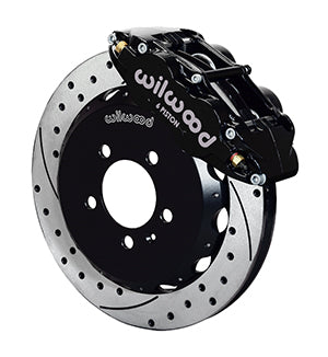 Wilwood Narrow Superlite 6R Front Hat Kit 12.88in Drilled 06-12 Volkswagen GTI w/ Lines