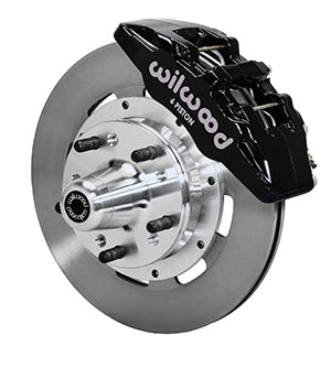 Wilwood Dynapro 6 Front Hub Kit 12.19in 1970-1973 Mustang Disc & Drum Spindle