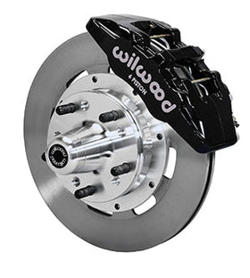 Wilwood Dynapro 6 Front Hub Kit 12.19in 1970-1973 Mustang Disc & Drum Spindle