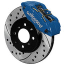 Wilwood DPHA Front Caliper & Rotor Kit Drilled Honda / Acura w/ 262mm OE Rotor - Competition Blue-1