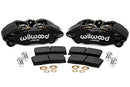 Wilwood DPHA Front Caliper & Pad Kit Black Honda / Acura w/ 262mm OE Rotor-1
