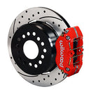 Wilwood Dynapro Lug Mount P/S P-B Kit Drilled-Red New Big Ford 2.50in Offset-1