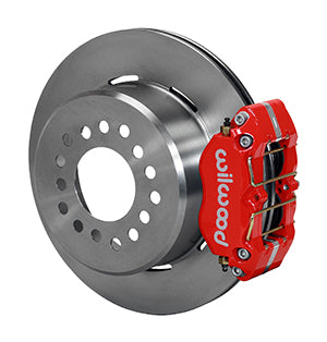Wilwood Dynapro Dust-Boot P/S Park Brake Kit Red Small Ford 2.66in Offset