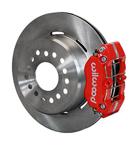 Wilwood Dynapro Dust-Boot P/S Park Brake Kit Red Small Ford 2.50in Offset