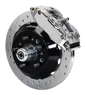 WILWOOD FNSL6R Front Hub Kit,12.88" Drill-Zinc,Pol TCI-IFS,71-78 (Pinto Based)