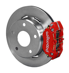 Wilwood Dynapro Lug Mount P/S Park Brake Kit Red Big Ford 2.36in Off Bronco 5 x 5.50
